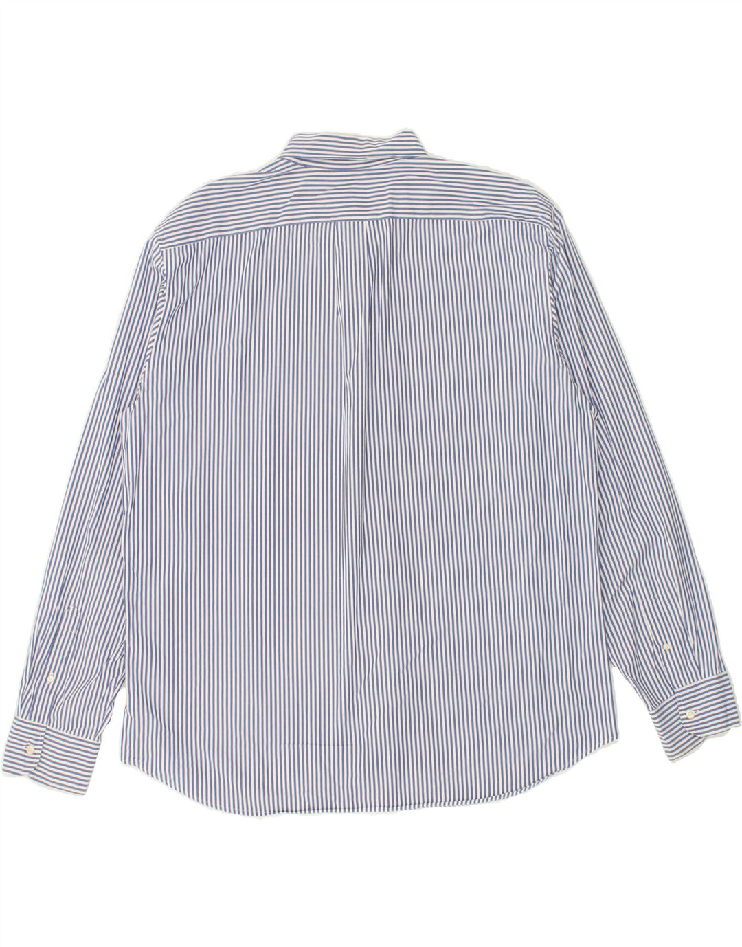 J. CREW Mens Slim Shirt 2XL Blue Striped Cotton Vintage J. Crew and Second-Hand J. Crew from Messina Hembry 