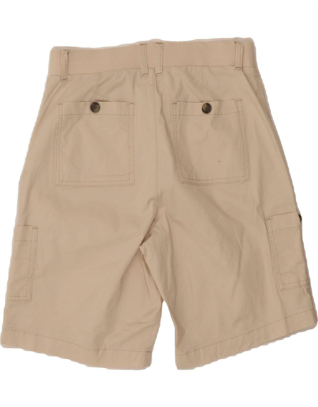 LEE Womens Mid Rise Relaxed Fit Cargo Shorts US 8 Medium W30 Beige Cotton Vintage Lee and Second-Hand Lee from Messina Hembry 