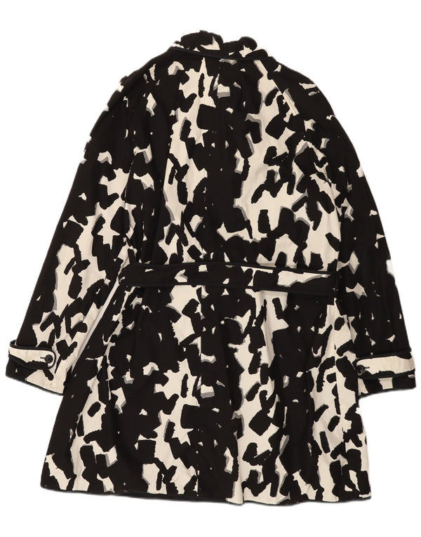 Soprabito reversibile da donna con motivo astratto HOBBS UK 16 grande nero