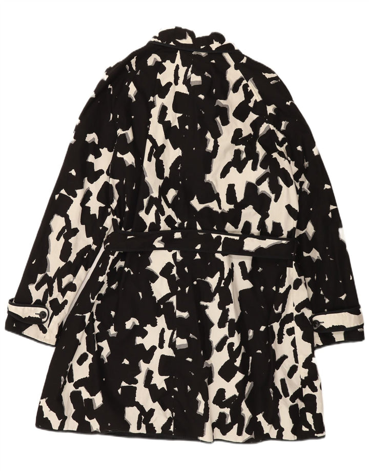 Soprabito reversibile da donna con motivo astratto HOBBS UK 16 grande nero