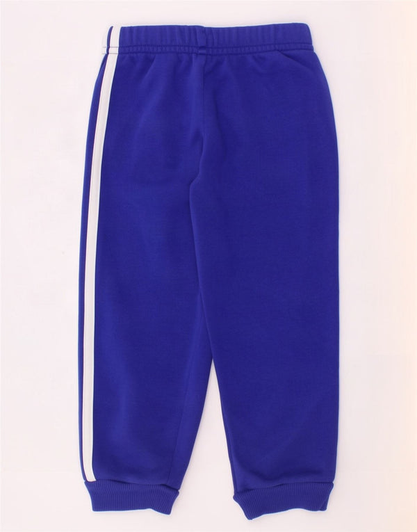 Adidas Baby Boys Joggers Tracksuit Trousers 12-18 Months Blue Cotton
