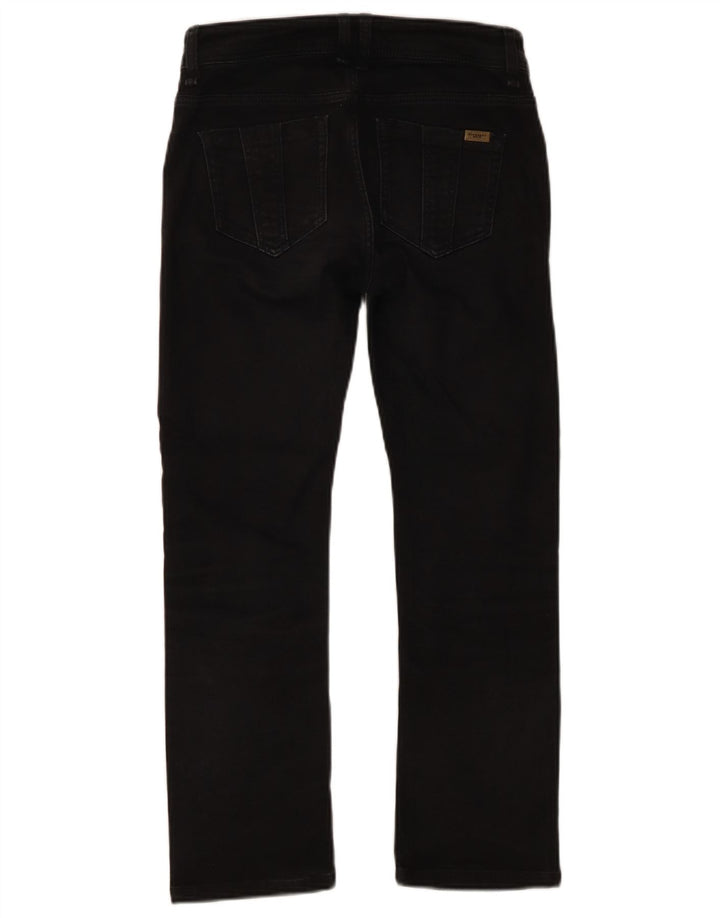 Jeans dritti da donna Burberry W26 L25 cotone nero