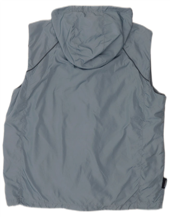 Giacca da tuta oversize con cappuccio da donna Diadora UK 10 piccola blu