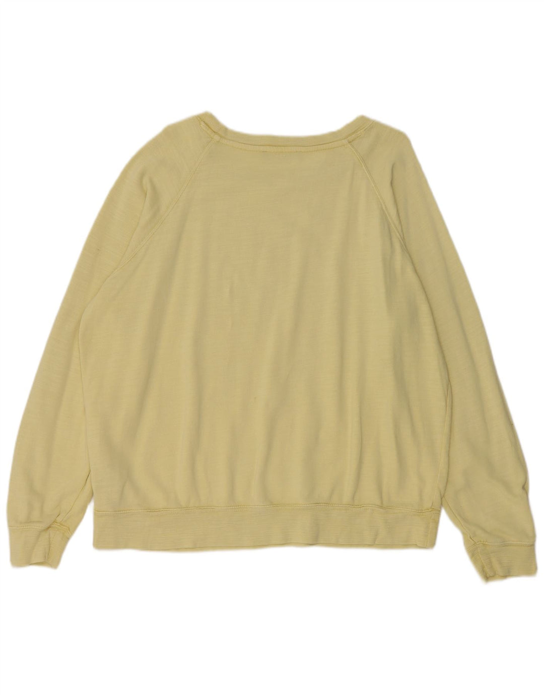 Felpa da donna Marks & Spencer UK 18 XL cotone giallo