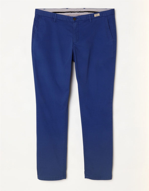 Tommy Hilfiger Mens Straight Chino Trousers W40 L32 Blue Cotton