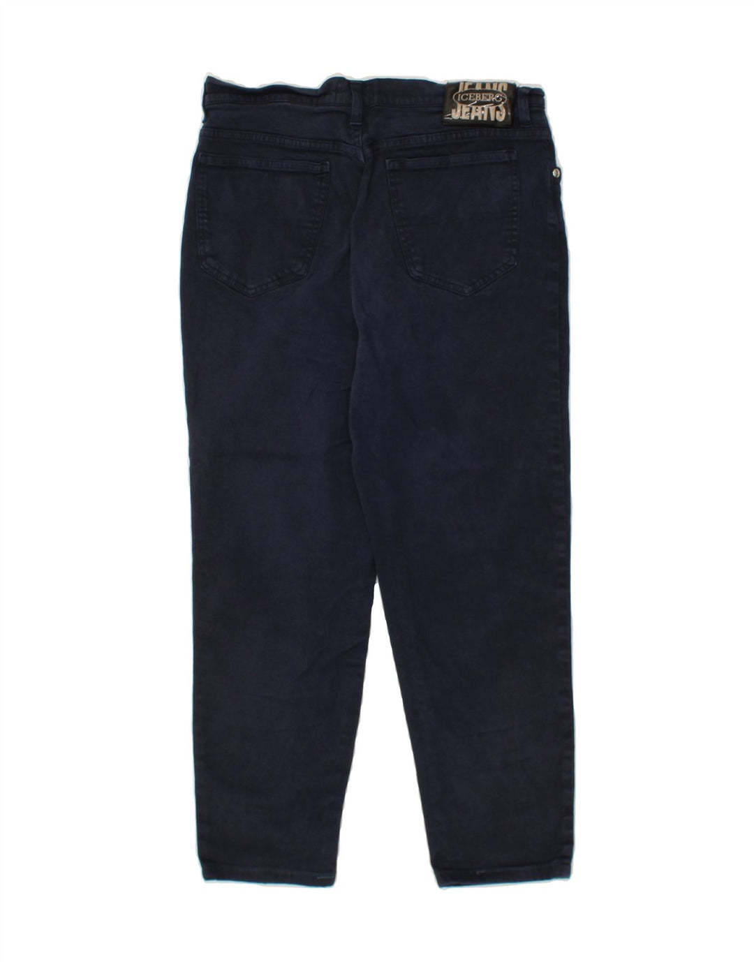 ICEBERG Womens Tapered Jeans W34 L24  Navy Blue Cotton Vintage Iceberg and Second-Hand Iceberg from Messina Hembry 