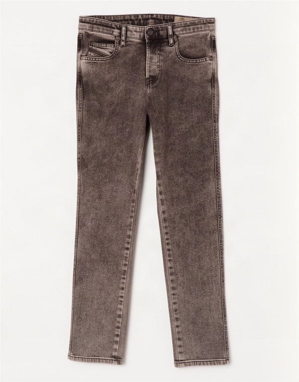 Jeans slim da donna Diesel W27 L26 cotone grigio