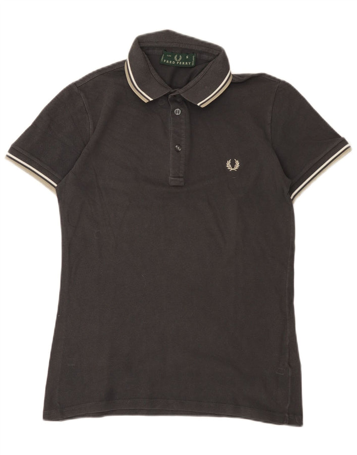 Polo da uomo Fred Perry piccola in cotone grigio