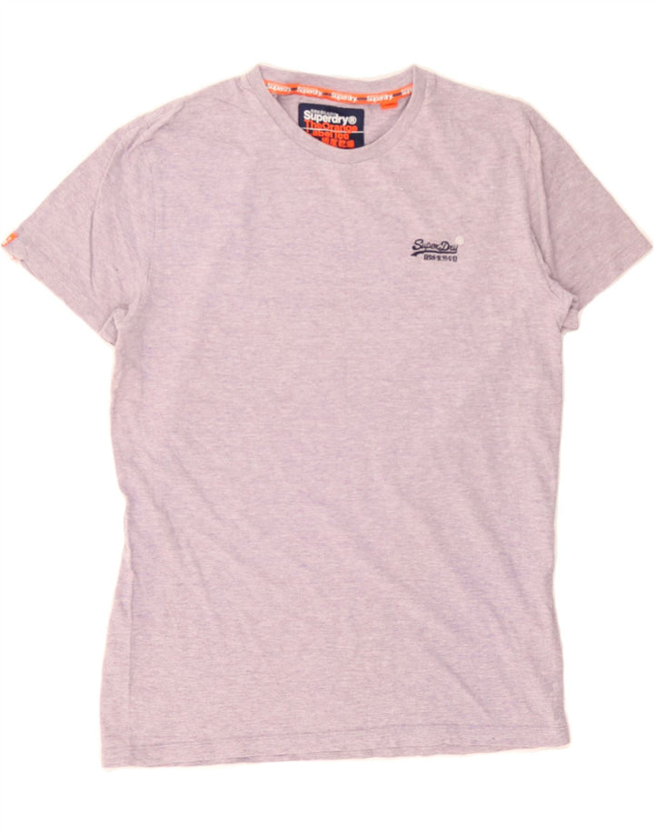 SUPERDRY Mens T-Shirt Top Medium Purple Cotton Vintage Superdry and Second-Hand Superdry from Messina Hembry 