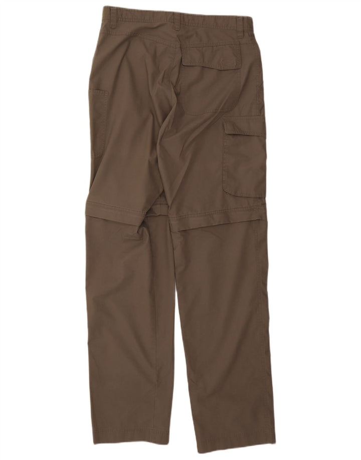 Pantaloni cargo dritti da uomo Jack Wolfskin W32 L34 poliestere grigio