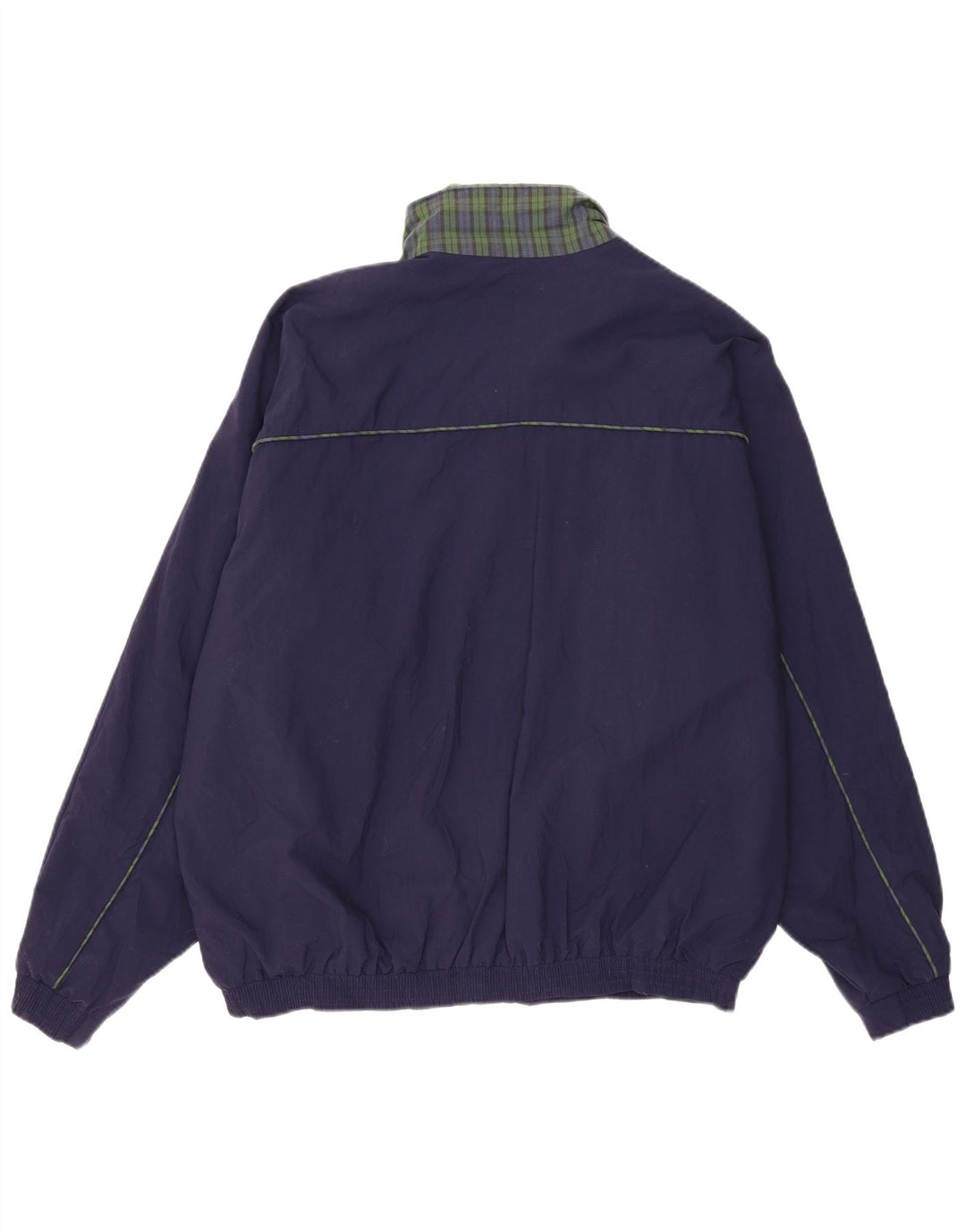 Giubbotto bomber da uomo Marks & Spencer UK 42 XL Nylon a righe blu navy