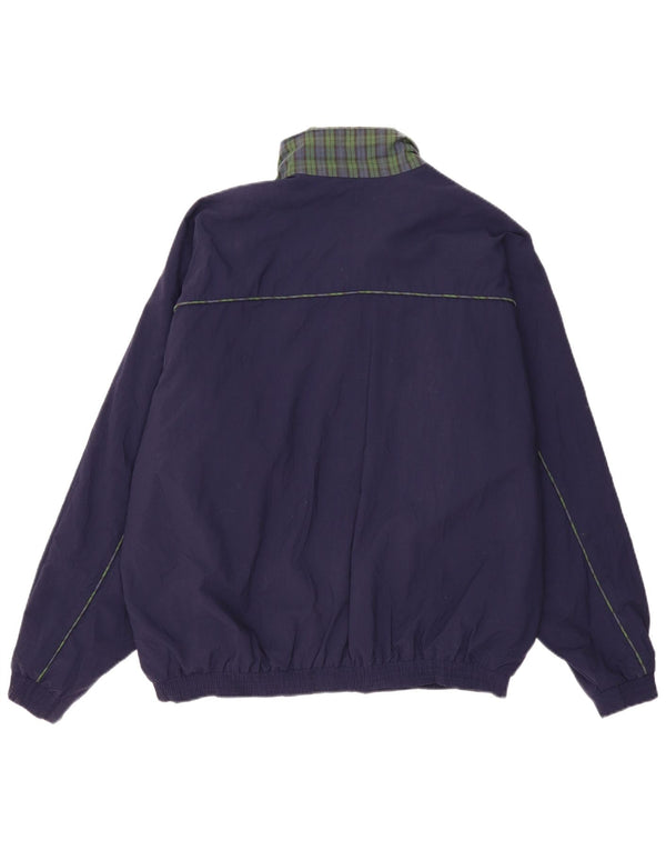 Giubbotto bomber da uomo Marks & Spencer UK 42 XL Nylon a righe blu navy