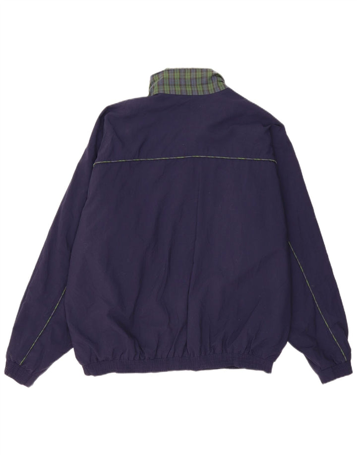 Giubbotto bomber da uomo Marks & Spencer UK 42 XL Nylon a righe blu navy