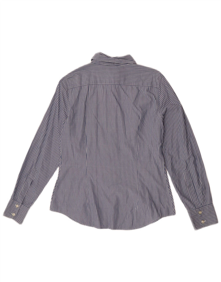 Camicia da donna Benetton UK 14 gessato blu medio