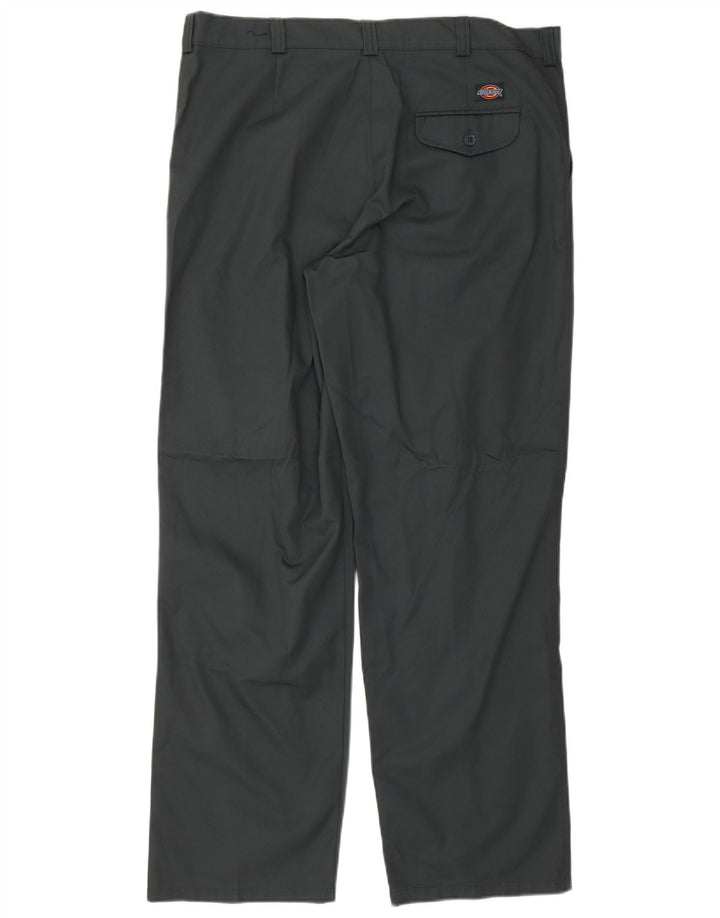 Pantaloni chino dritti da uomo Dickies W40 L30 poliestere verde