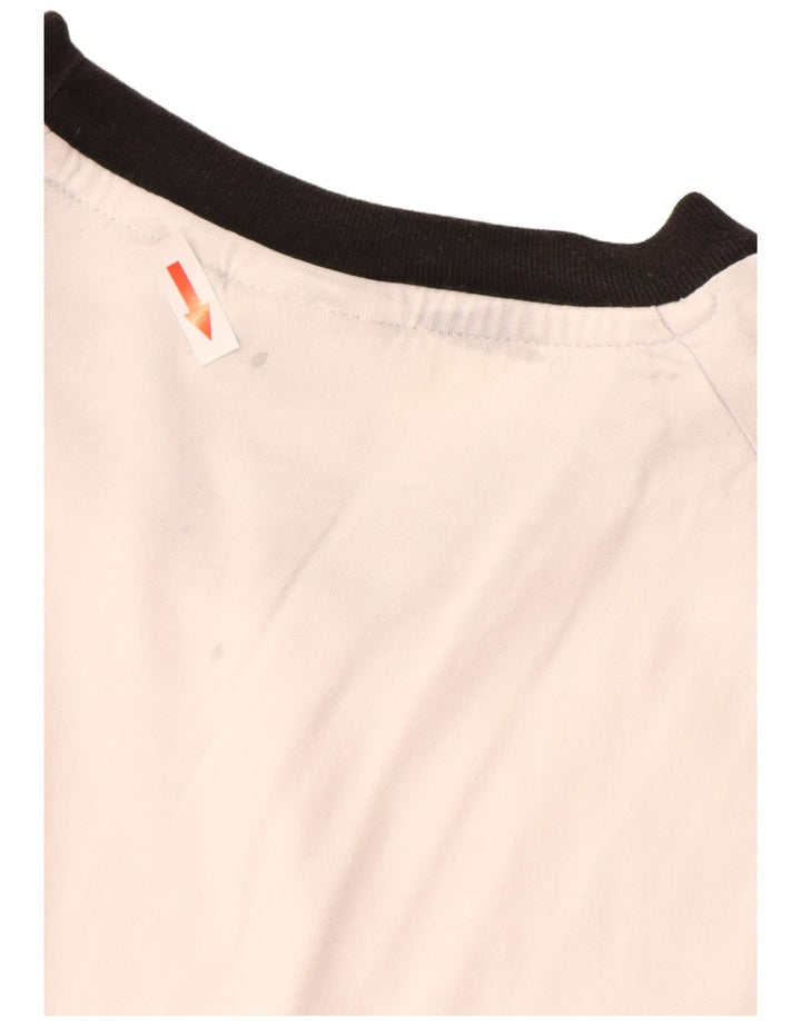 Maglietta Adidas da uomo Top Large in cotone bianco