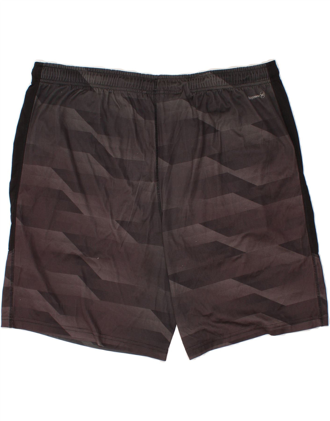 RUSSELL ATHLETIC Mens Dri-Power Sport Shorts XL  Black Geometric Polyester Vintage Russell Athletic and Second-Hand Russell Athletic from Messina Hembry 