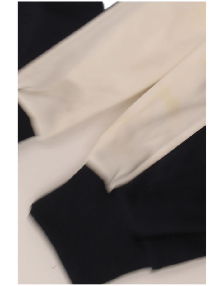 Giacca da ginnastica grafica da uomo Diadora Large in poliestere color block blu