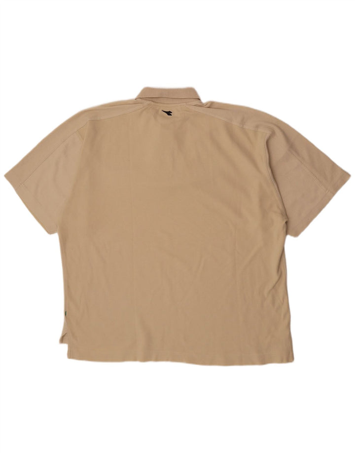 Polo Diadora Uomo 2XL Cotone Beige