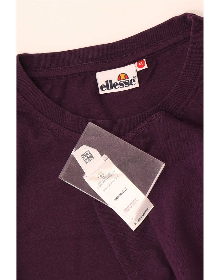 T-shirt da uomo Ellesse Top in cotone viola medio