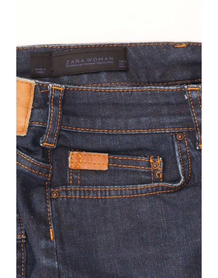 Gonna in denim da donna Zara EU 40 media W30 blu navy