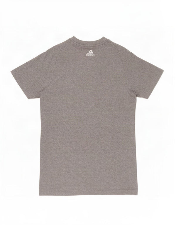Maglietta grafica da donna Adidas Top UK 12 Grigio medio