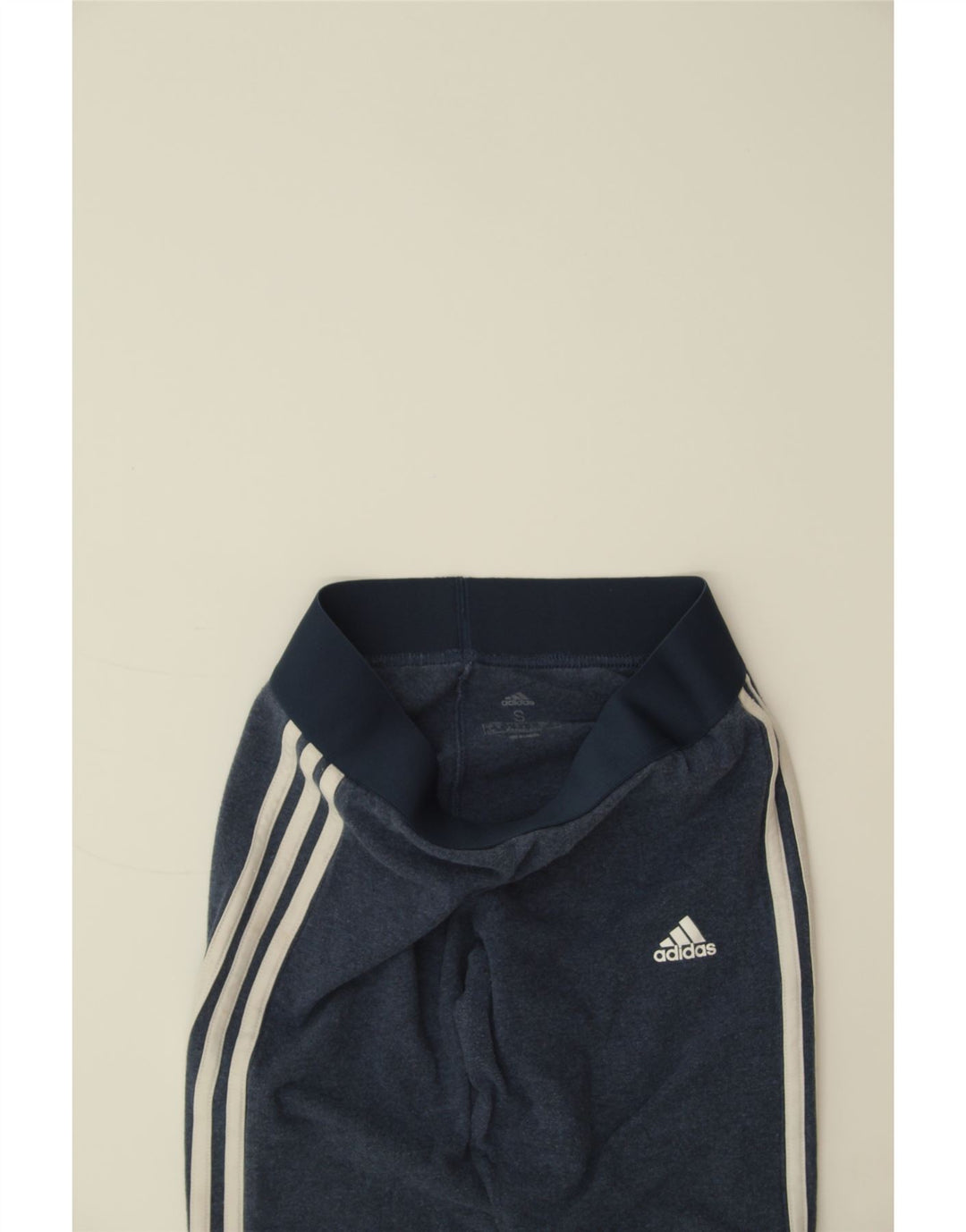 ADIDAS Womens Leggings UK 8/10 Small  Blue Cotton Vintage Adidas and Second-Hand Adidas from Messina Hembry 