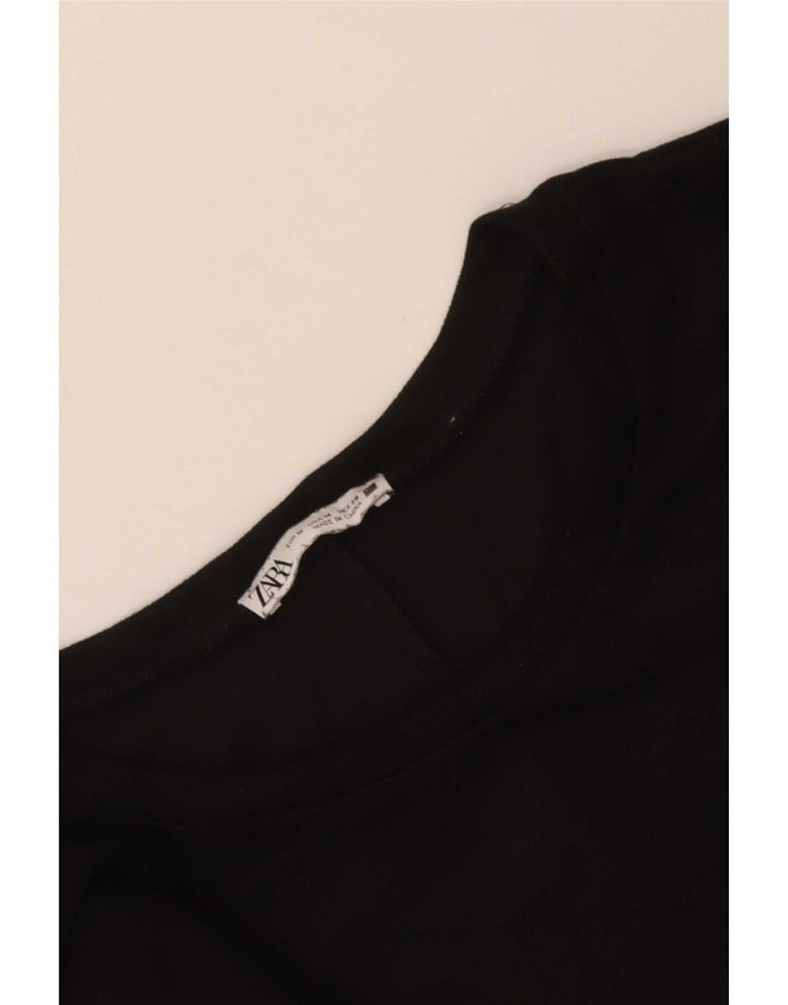 Abito a trapezio da donna Zara UK 14 medio nero
