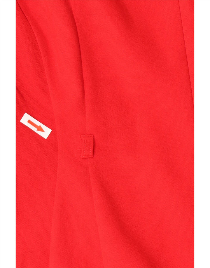Abito tubino da donna Marks & Spencer UK 14 grande poliestere rosso