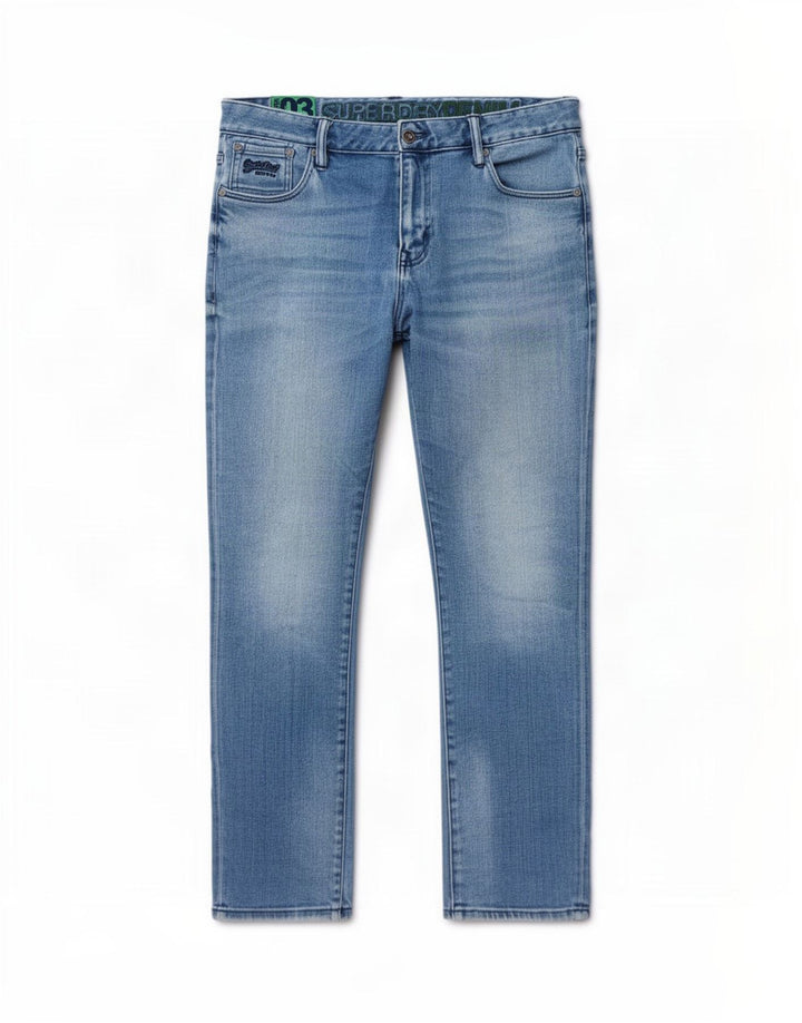 Jeans slim da uomo Superdry W36 L32 cotone blu