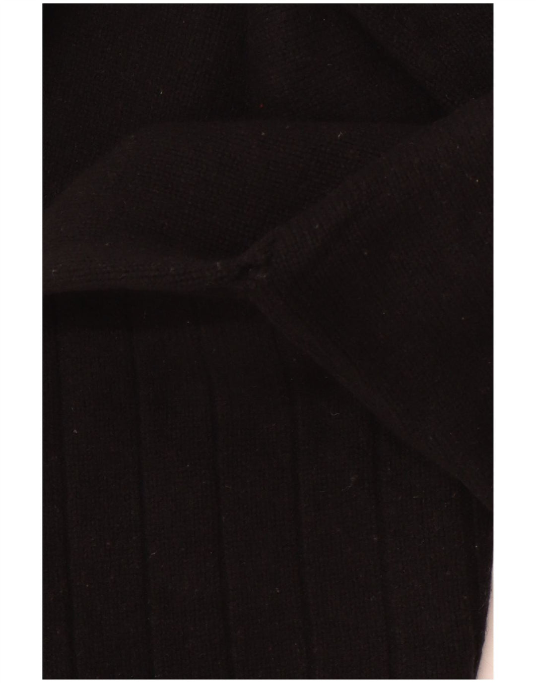 Maglione maglione a collo alto da donna LEVI'S UK 10 Lana d'agnello a righe nere piccole