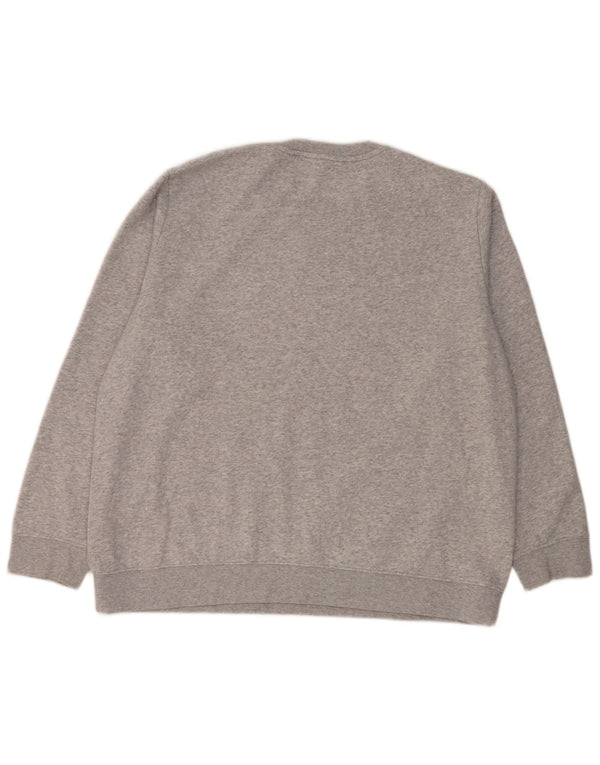Felpa da donna Tommy Hilfiger Maglione UK 20 2XL Cotone grigio