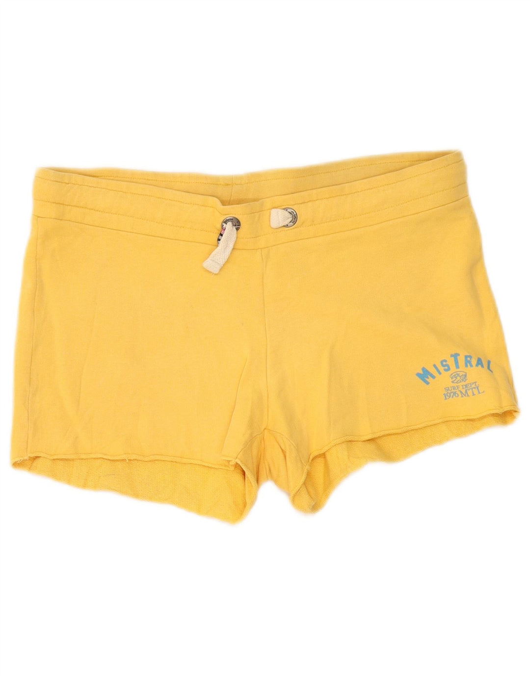 Pantaloncini sportivi grafici da donna Mistral UK 10 piccoli gialli
