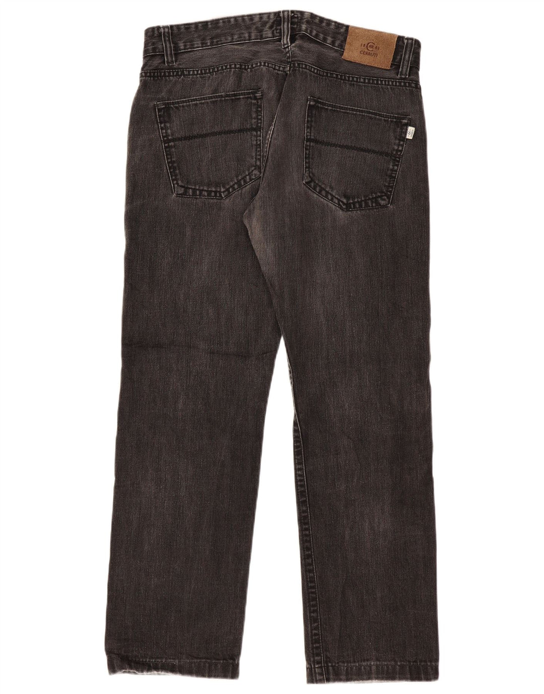 Jeans dritti da uomo CERRUTI 1881 W36 L30 cotone nero