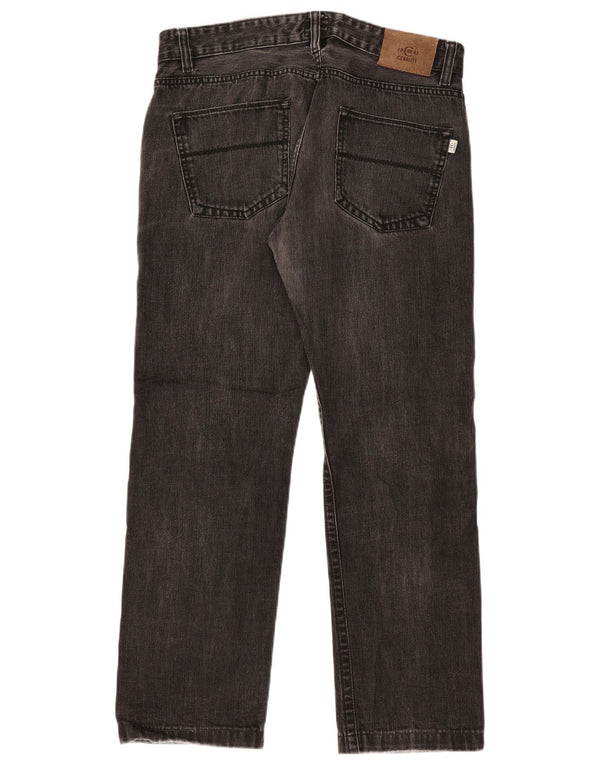 Jeans dritti da uomo CERRUTI 1881 W36 L30 cotone nero