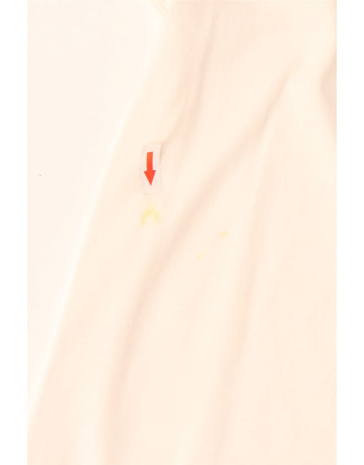 T-shirt grafica da donna French Connection Top UK 10 piccola in cotone bianco