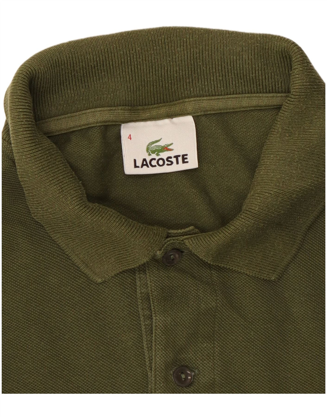 Polo da uomo Lacoste taglia 4 media kaki