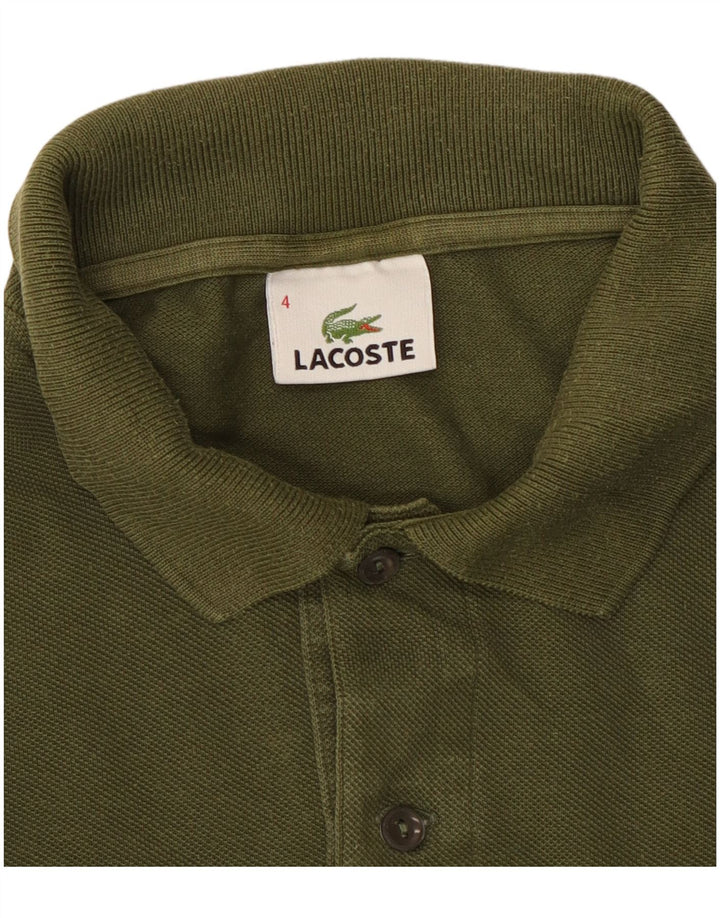 Polo da uomo Lacoste taglia 4 media kaki