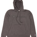Maglione con cappuccio grafico da uomo Champion grigio medio