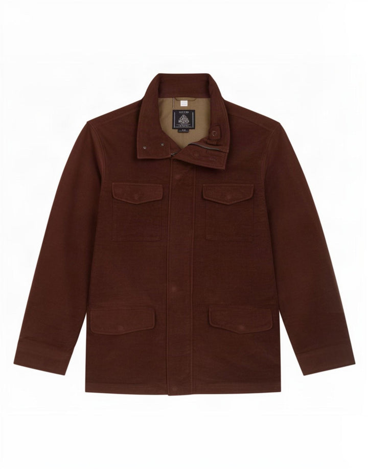 Giacca multiuso da uomo Marks & Spencer UK 38 Cotone marrone medio