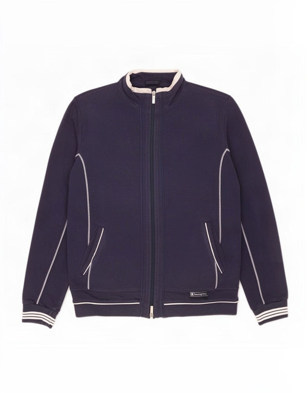 Giacca da ginnastica Champion da donna Easy Fit, taglia UK 16, grande, in cotone blu navy