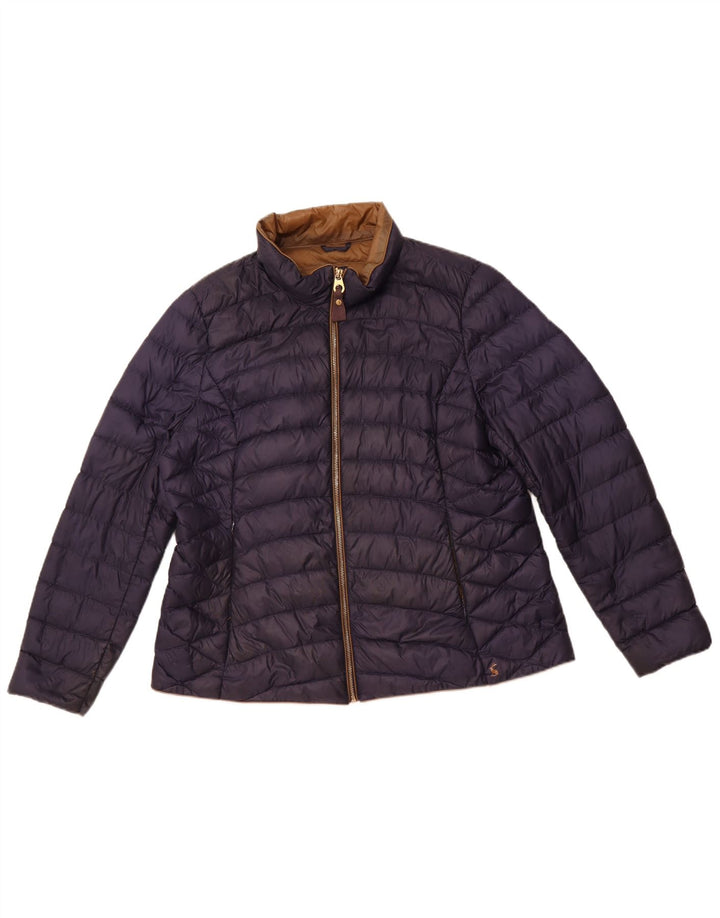 Giacca imbottita da donna Joules UK 18 XL blu navy in poliammide