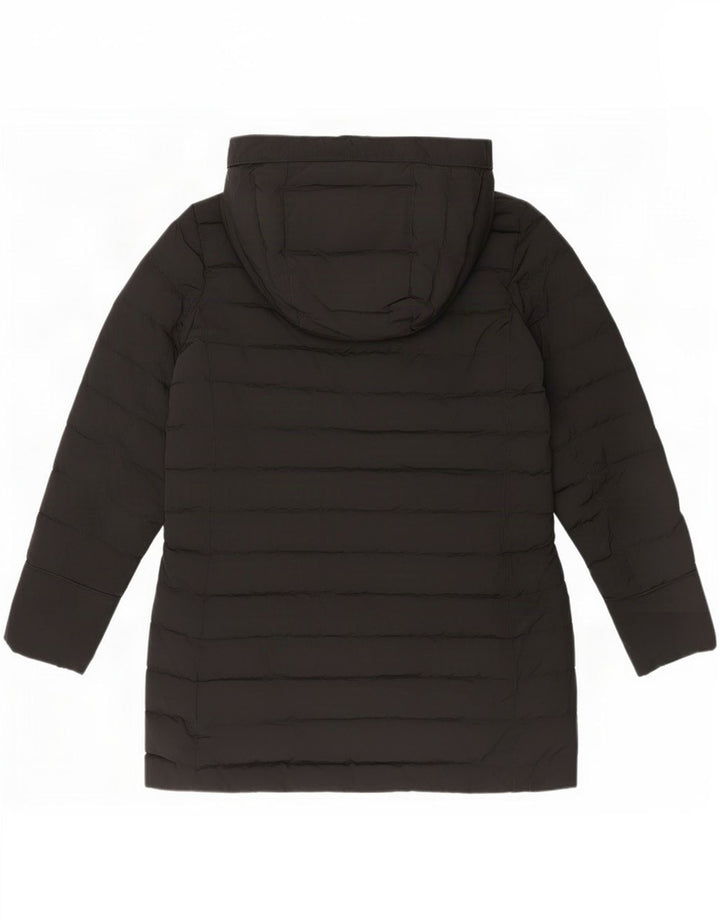 Giacca imbottita con cappuccio da donna Woolrich UK 10 piccola poliestere nero