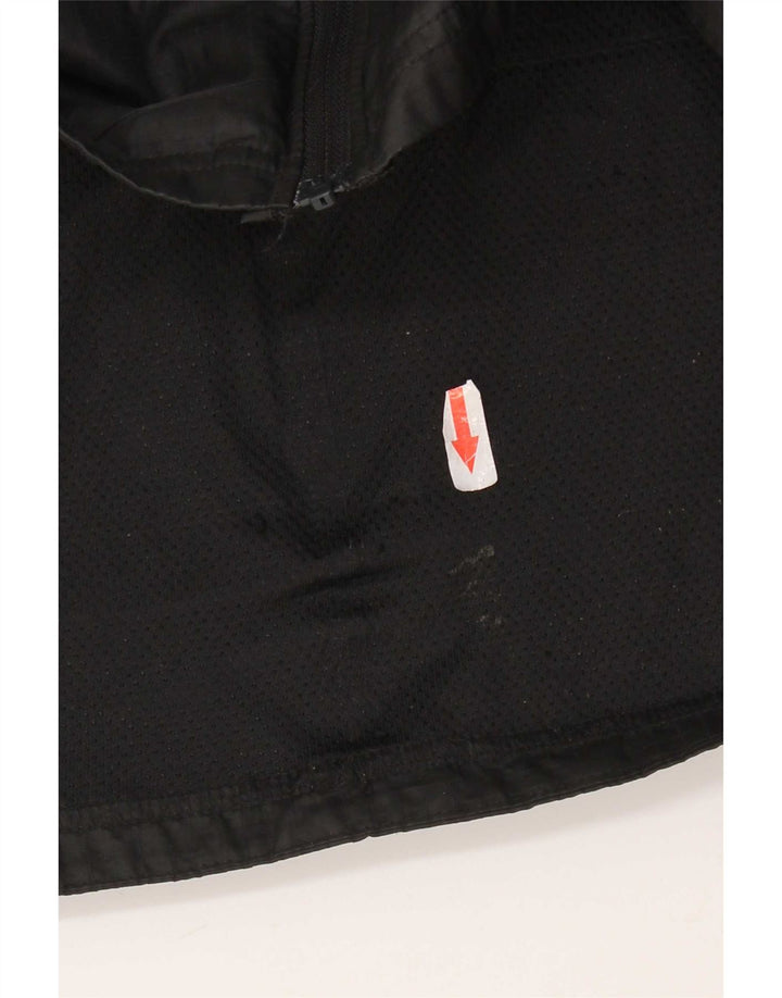Giacca antipioggia con cappuccio da donna Nike UK 14 medio nero poliestere