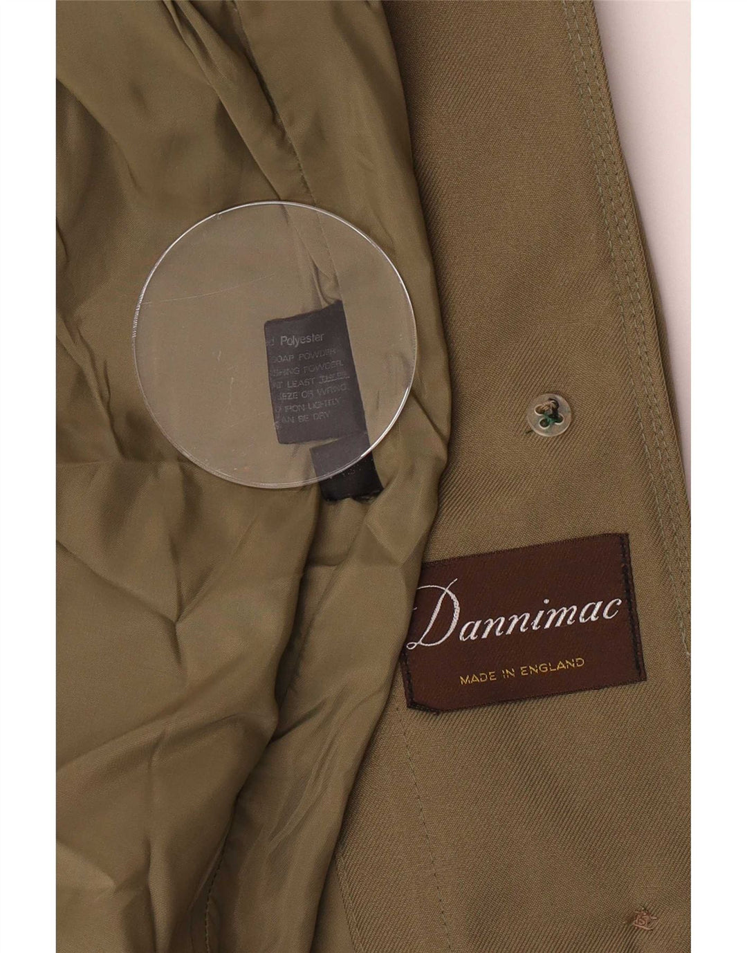 Soprabito da donna Dannimac UK 14 poliestere kaki medio