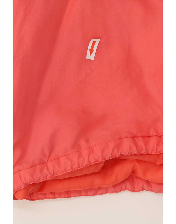 Giacca a vento vintage da donna UK 18 XL in seta rosa