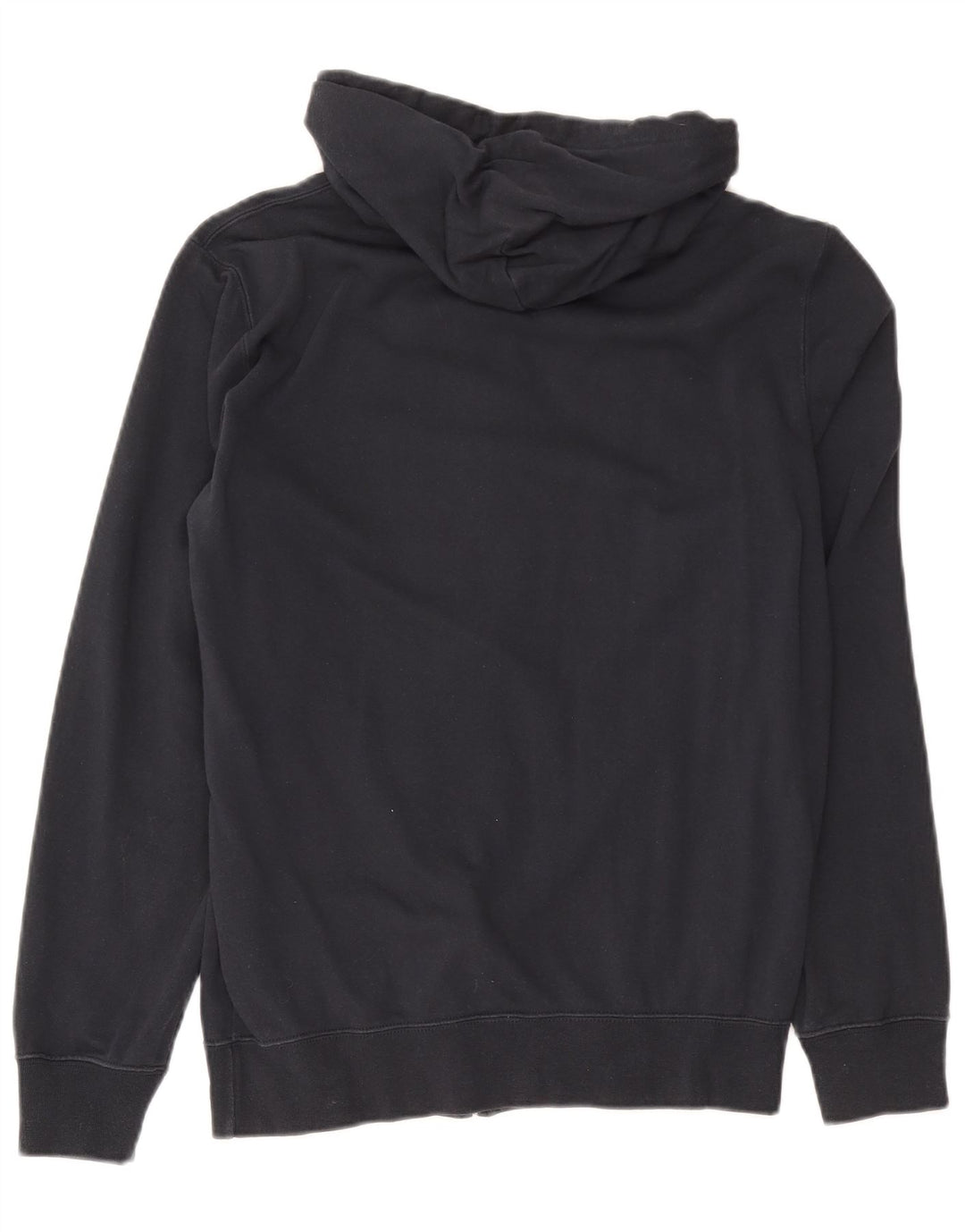 Maglione con cappuccio e zip grafica da uomo Champion in cotone grigio medio