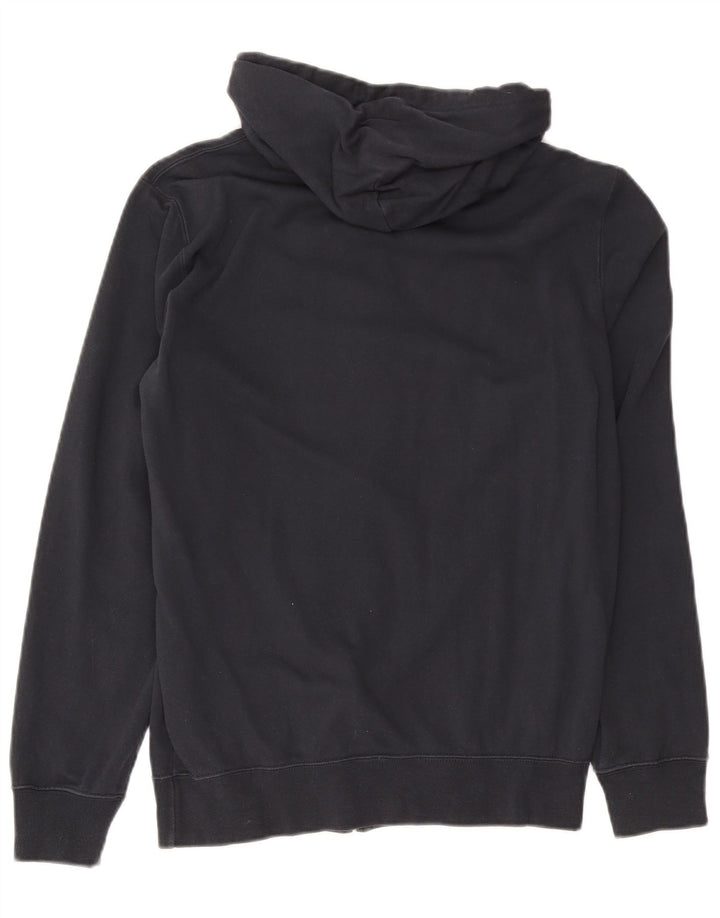 Maglione con cappuccio e zip grafica da uomo Champion in cotone grigio medio