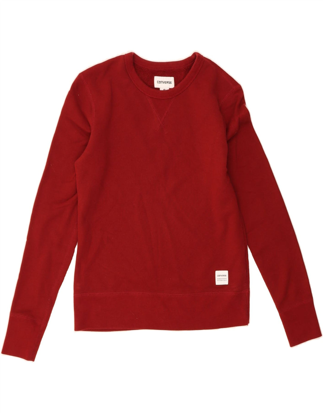CONVERSE Womens Sweatshirt Jumper UK 10 Small Red Cotton Vintage Converse and Second-Hand Converse from Messina Hembry 