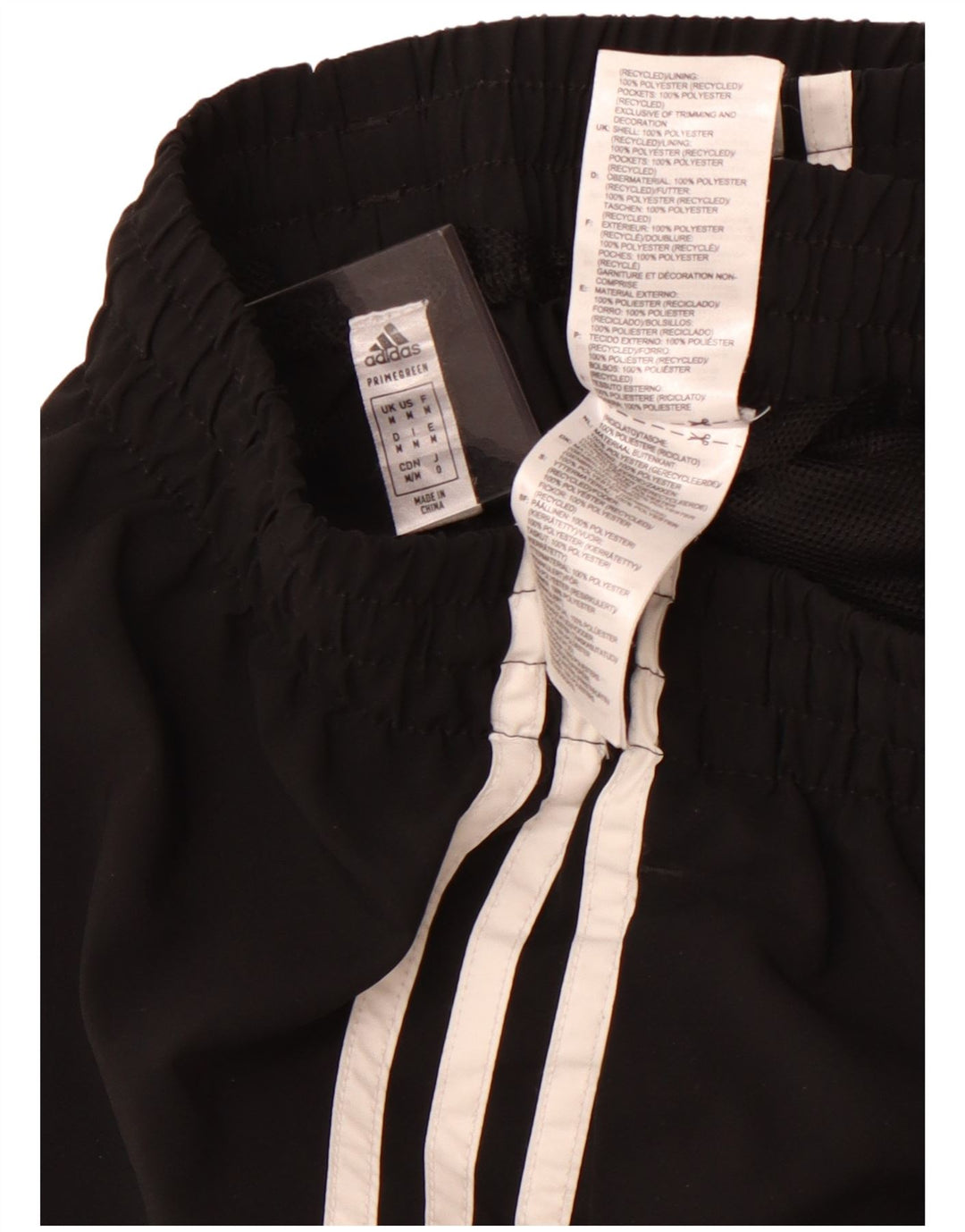 Pantaloncini sportivi da uomo ADIDAS medio nero in poliestere